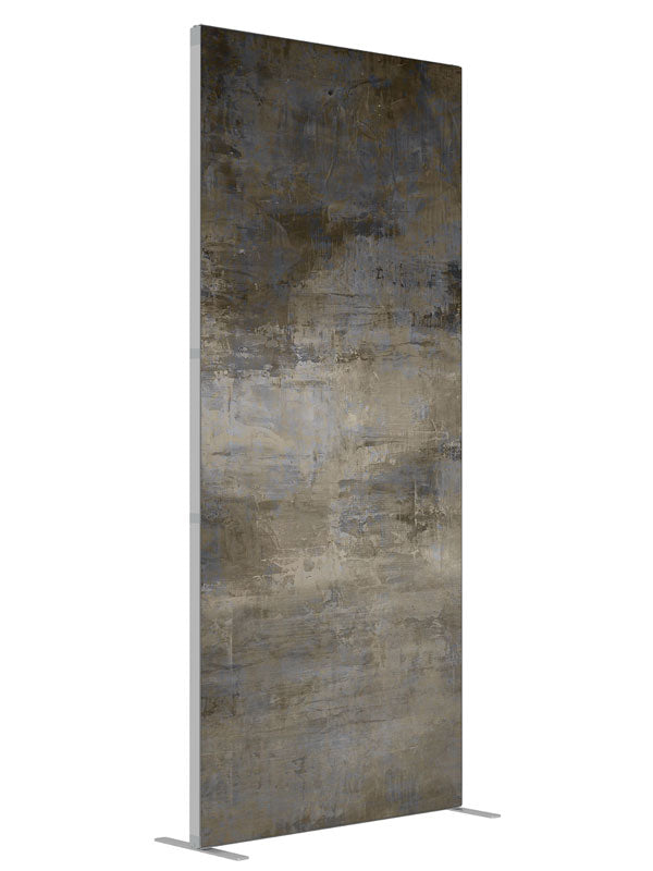 Mother Earth Concrete Texture shown at an angled view, photography backdrop panel for Denny StudioEdge silicone edge frame, 3 ft