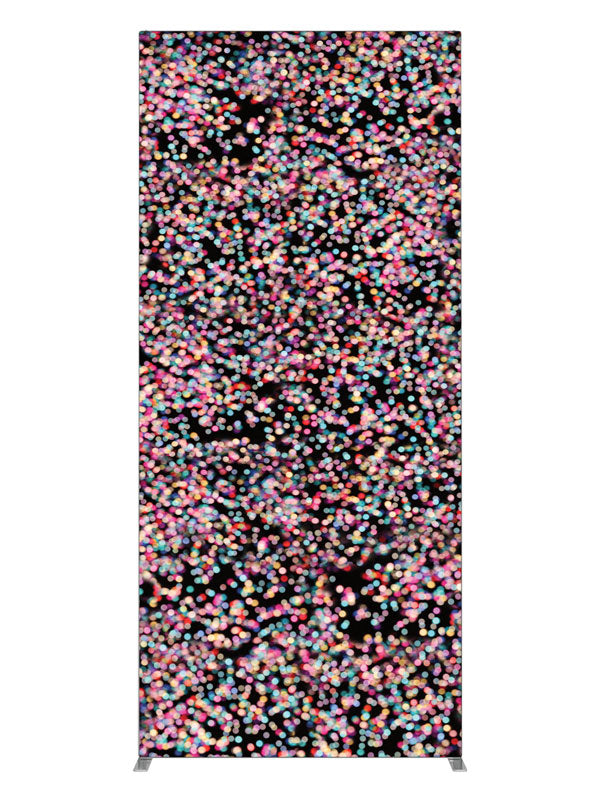 Multi-Colored Bokeh, photography backdrop panel for Denny StudioEdge silicone edge frame, 3 ft