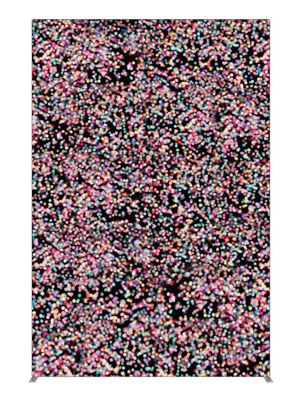 Multi-Colored Bokeh, photography backdrop panel for Denny StudioEdge silicone edge frame, 5 ft