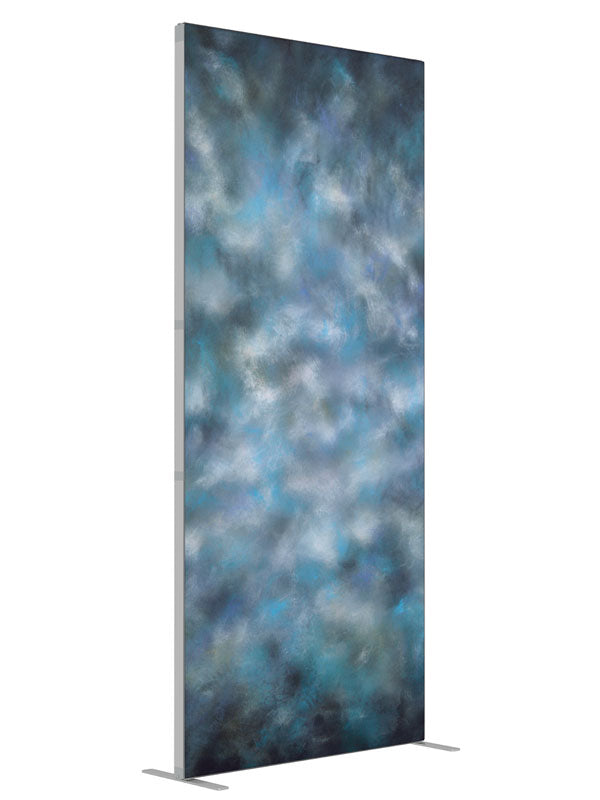 Mystical Cloud shown at an angled view, photography backdrop panel for Denny StudioEdge silicone edge frame, 3 ft