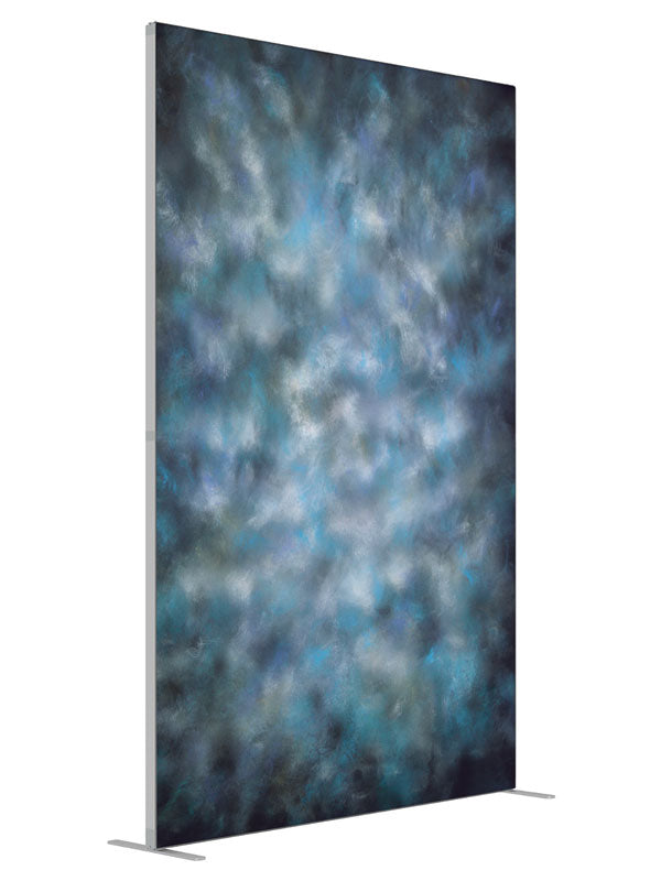 Mystical Cloud shown at an angled view, photography backdrop panel for Denny StudioEdge silicone edge frame, 5 ft