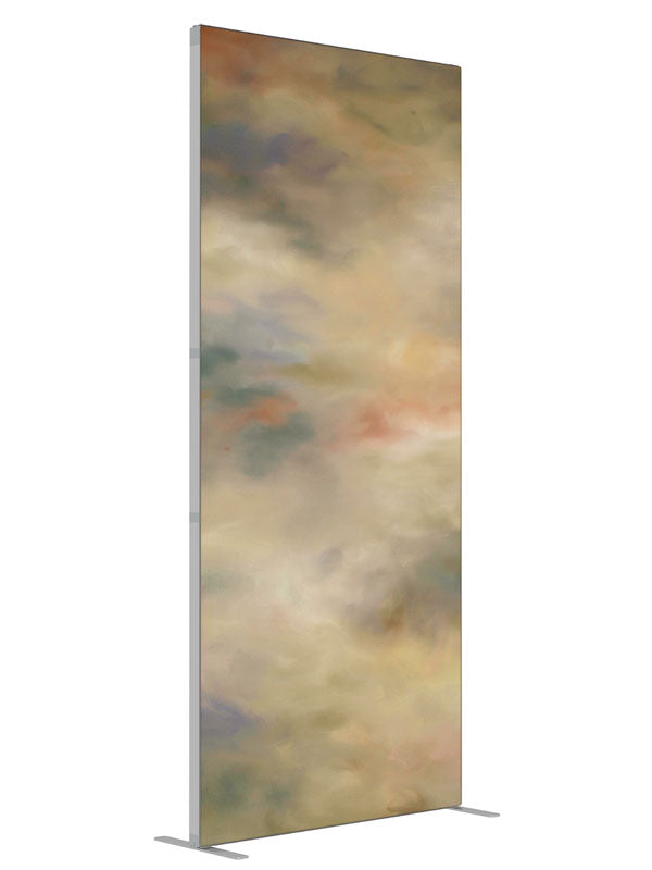 Natures Blend shown at an angled view, photography backdrop panel for Denny StudioEdge silicone edge frame, 3 ft