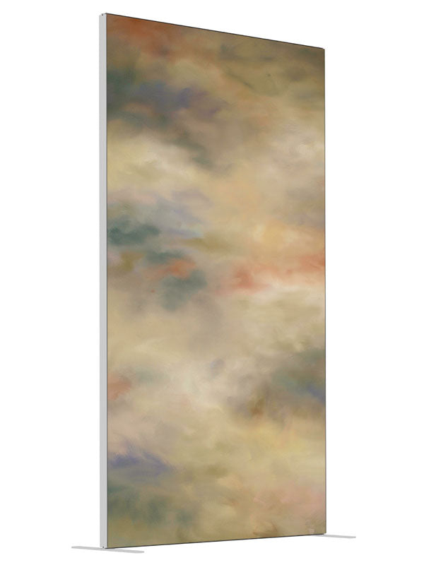 Natures Blend shown at an angled view, photography backdrop panel for Denny StudioEdge silicone edge frame, 4 ft