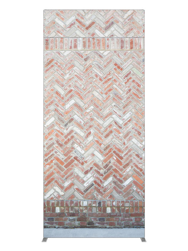 Neutral Brick, photography backdrop panel for Denny StudioEdge silicone edge frame, 3 ft