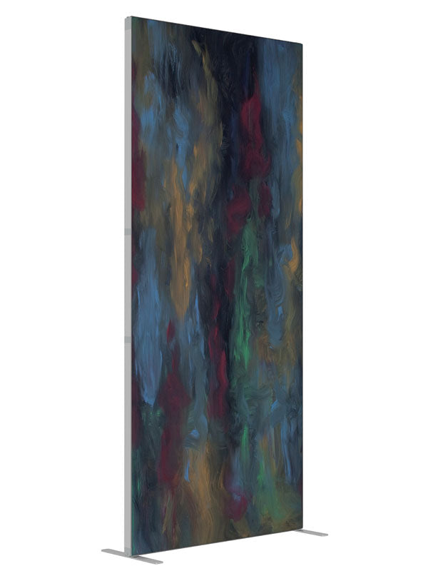 Night Chills shown at an angled view, photography backdrop panel for Denny StudioEdge silicone edge frame, 3 ft