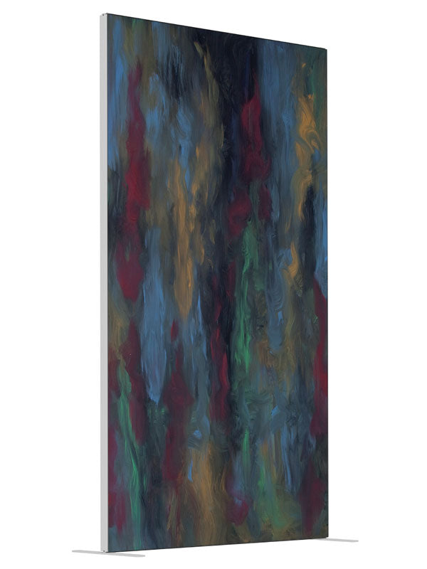 Night Chills shown at an angled view, photography backdrop panel for Denny StudioEdge silicone edge frame, 4 ft