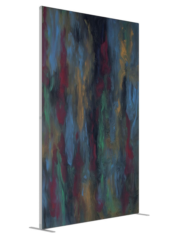 Night Chills shown at an angled view, photography backdrop panel for Denny StudioEdge silicone edge frame, 5 ft