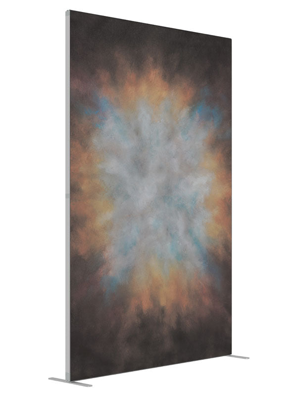 Night Fall shown at an angled view, photography backdrop panel for Denny StudioEdge silicone edge frame, 5 ft