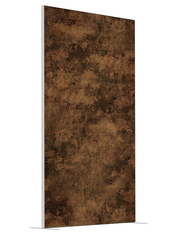 November Earth shown at an angled view, photography backdrop panel for Denny StudioEdge silicone edge frame, 4 ft