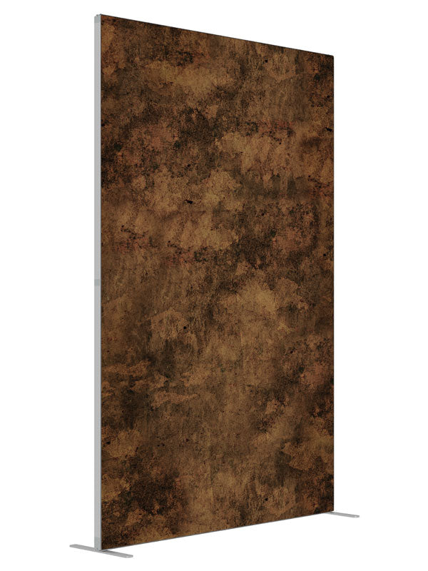 November Earth shown at an angled view, photography backdrop panel for Denny StudioEdge silicone edge frame, 5 ft