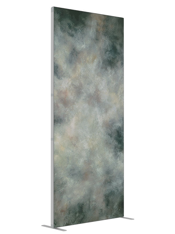 Obsession shown at an angled view, photography backdrop panel for Denny StudioEdge silicone edge frame, 3 ft