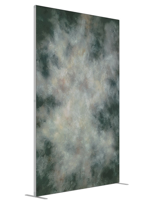 Obsession shown at an angled view, photography backdrop panel for Denny StudioEdge silicone edge frame, 5 ft