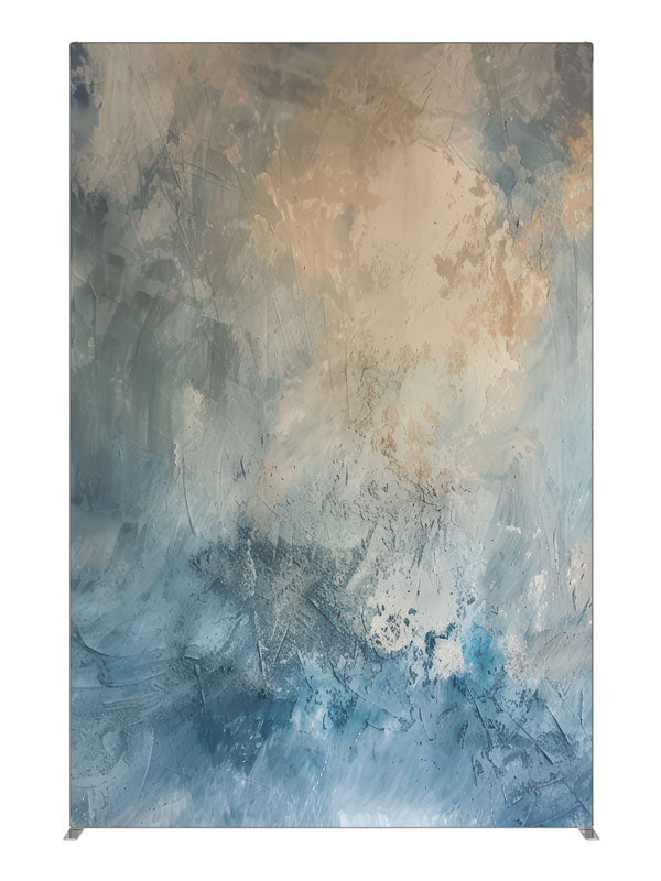 Ocean Mist Abstract, photography backdrop panel for Denny StudioEdge silicone edge frame, 5 ft