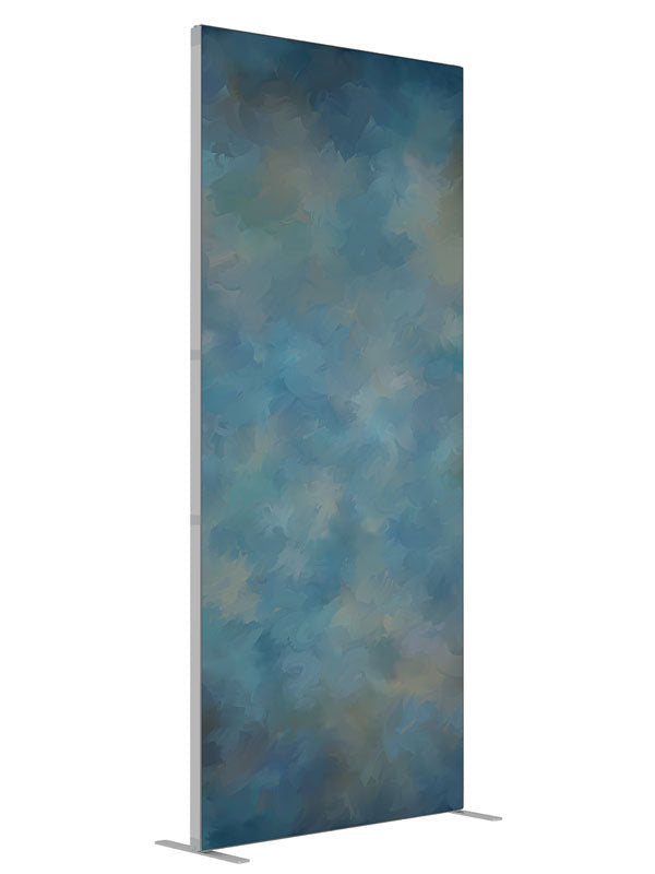 Ocean shown at an angled view, photography backdrop panel for Denny StudioEdge silicone edge frame, 3 ft
