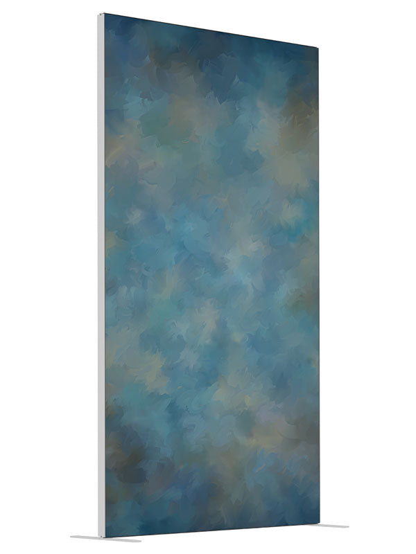 Ocean shown at an angled view, photography backdrop panel for Denny StudioEdge silicone edge frame, 4 ft