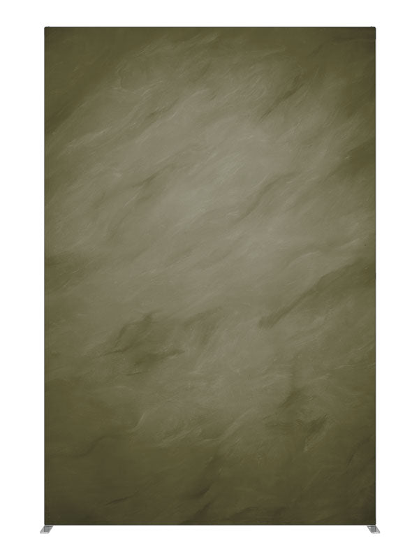 Olive Green, photography backdrop panel for Denny StudioEdge silicone edge frame, 5 ft