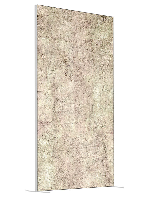 Opal Blush shown at an angled view, photography backdrop panel for Denny StudioEdge silicone edge frame, 4 ft