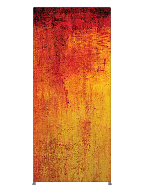Orange Crush Orange Streak Abstract, photography backdrop panel for Denny StudioEdge silicone edge frame, 3 ft
