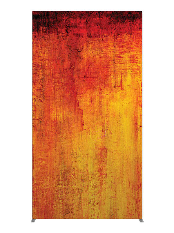 Orange Crush Orange Streak Abstract, photography backdrop panel for Denny StudioEdge silicone edge frame, 4 ft