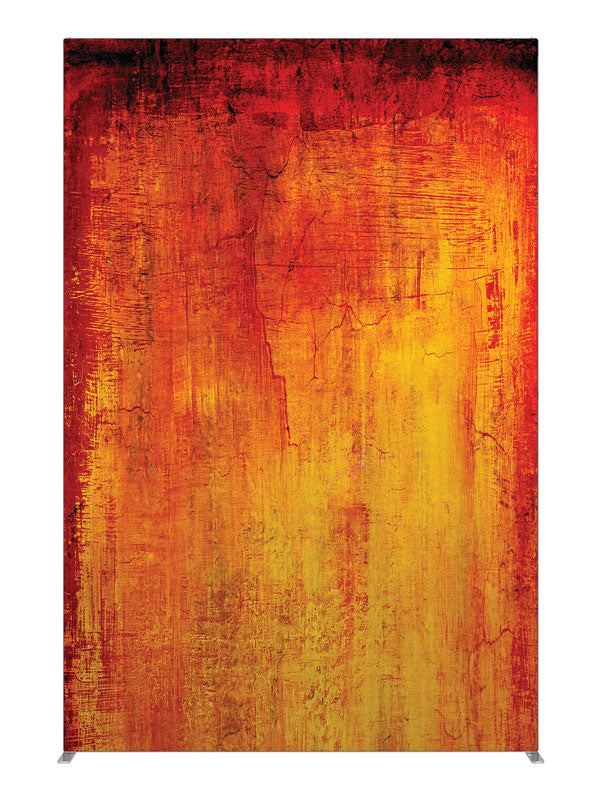 Orange Crush Orange Streak Abstract, photography backdrop panel for Denny StudioEdge silicone edge frame, 5 ft