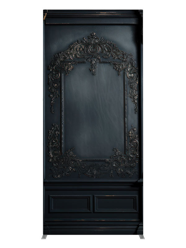 Ornate Bookcase, photography backdrop panel for Denny StudioEdge silicone edge frame, 3 ft