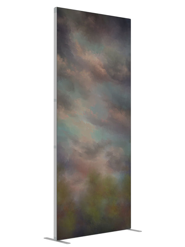 Orotund shown at an angled view, photography backdrop panel for Denny StudioEdge silicone edge frame, 3 ft