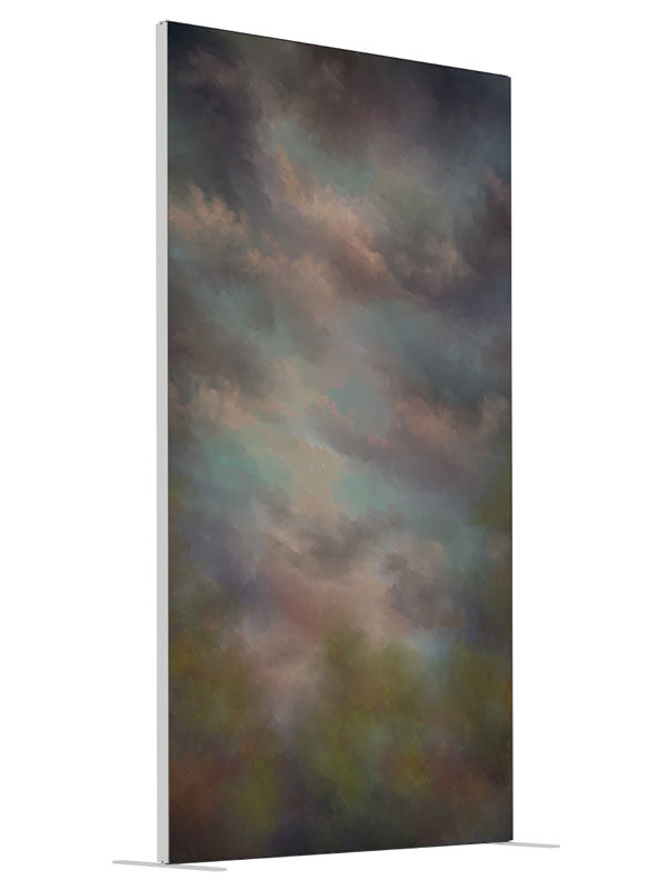 Orotund shown at an angled view, photography backdrop panel for Denny StudioEdge silicone edge frame, 4 ft