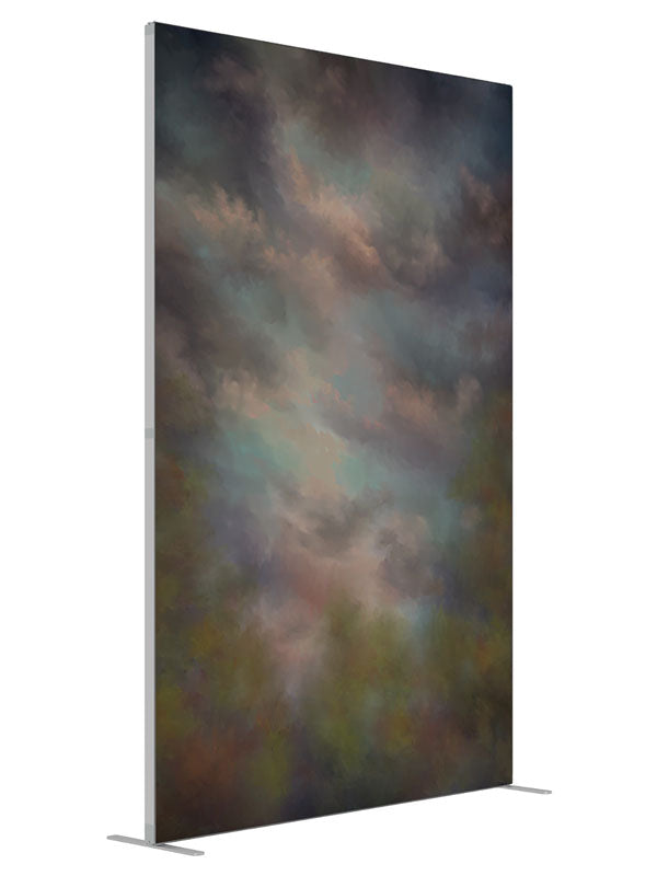 Orotund shown at an angled view, photography backdrop panel for Denny StudioEdge silicone edge frame, 5 ft