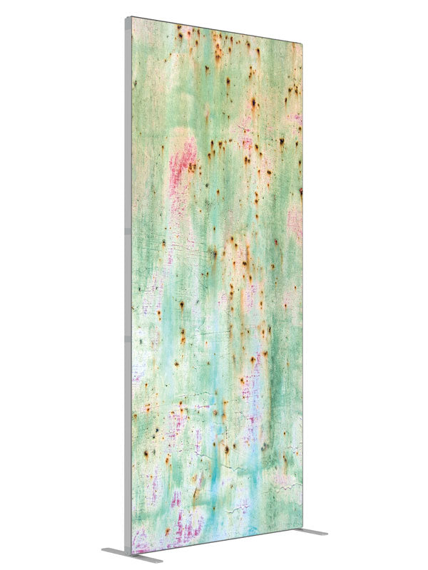 Oxidized shown at an angled view, photography backdrop panel for Denny StudioEdge silicone edge frame, 3 ft