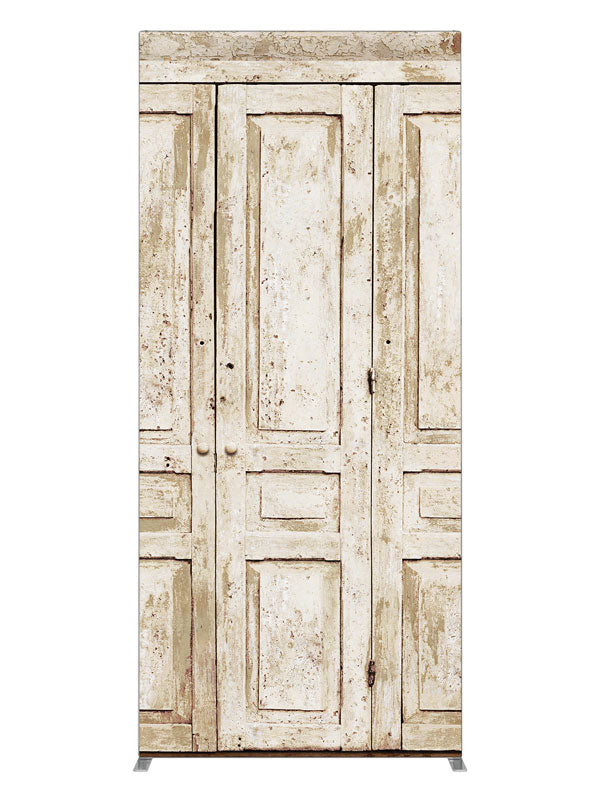 Ivory Cabinets, photography backdrop panel for Denny StudioEdge silicone edge frame, 3 ft