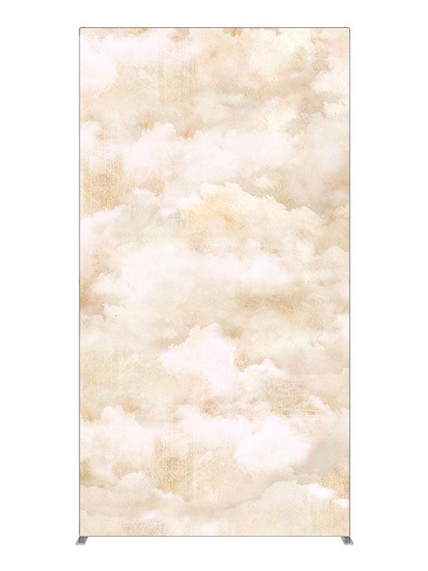 Paper Clouds, photography backdrop panel for Denny StudioEdge silicone edge frame, 4 ft