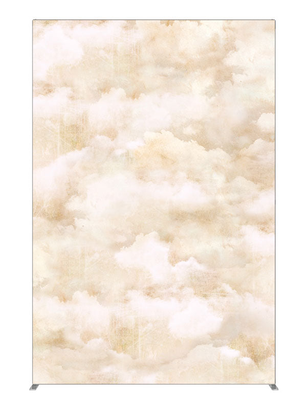 Paper Clouds, photography backdrop panel for Denny StudioEdge silicone edge frame, 5 ft