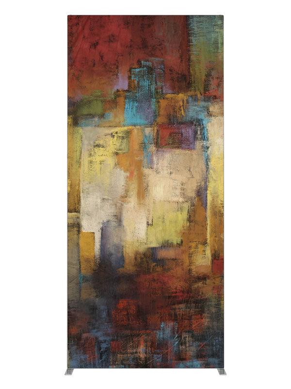 Paraphernalia Cubist Abstract, photography backdrop panel for Denny StudioEdge silicone edge frame, 3 ft