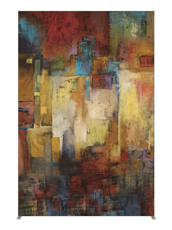 Paraphernalia Cubist Abstract, photography backdrop panel for Denny StudioEdge silicone edge frame, 5 ft