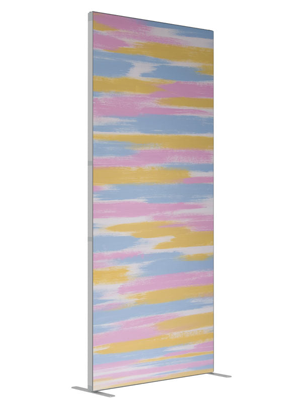 Pastel Brush shown at an angled view, photography backdrop panel for Denny StudioEdge silicone edge frame, 3 ft