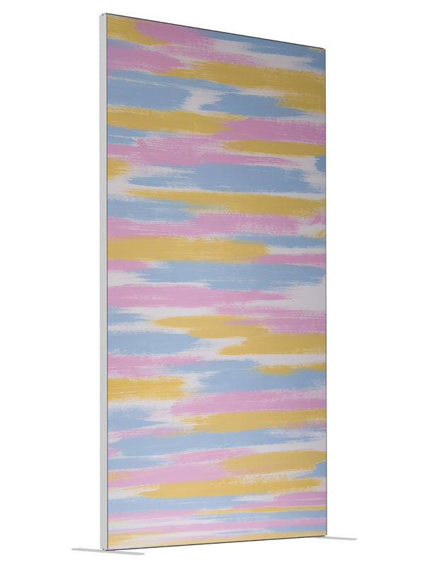Pastel Brush shown at an angled view, photography backdrop panel for Denny StudioEdge silicone edge frame, 4 ft
