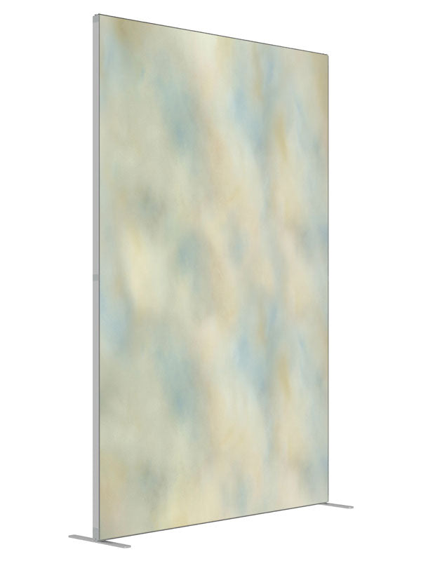Pastel Haze shown at an angled view, photography backdrop panel for Denny StudioEdge silicone edge frame, 5 ft