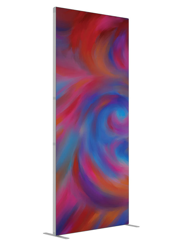 Pastel Mist Soft Pastel Abstract shown at an angled view, photography backdrop panel for Denny StudioEdge silicone edge frame, 3 ft