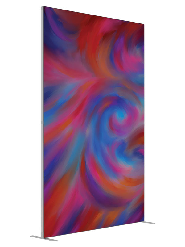 Pastel Mist Soft Pastel Abstract shown at an angled view, photography backdrop panel for Denny StudioEdge silicone edge frame, 5 ft