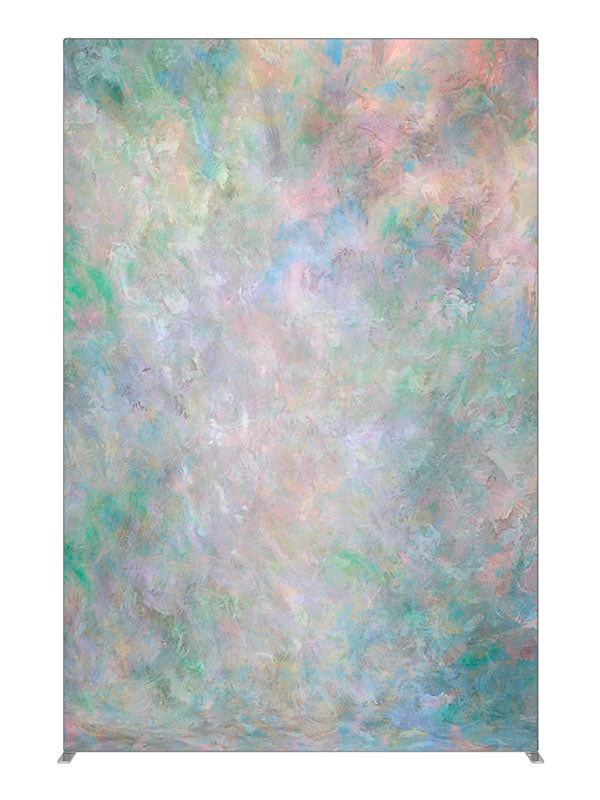 Pastel Monet, photography backdrop panel for Denny StudioEdge silicone edge frame, 5 ft