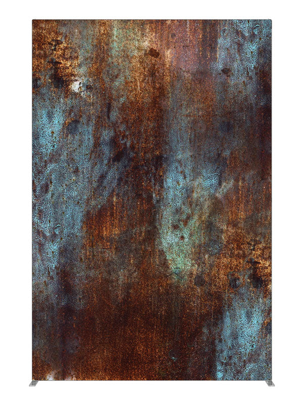 Patina Metal, photography backdrop panel for Denny StudioEdge silicone edge frame, 5 ft