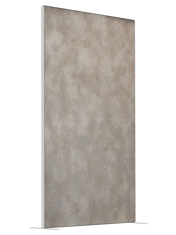 Pine Cone Cloudy Brown shown at an angled view, photography backdrop panel for Denny StudioEdge silicone edge frame, 4 ft