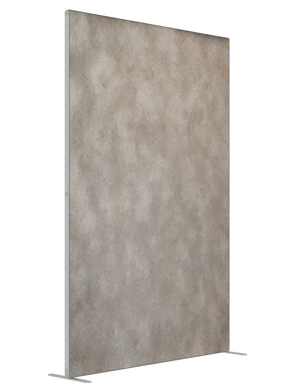 Pine Cone Cloudy Brown shown at an angled view, photography backdrop panel for Denny StudioEdge silicone edge frame, 5 ft