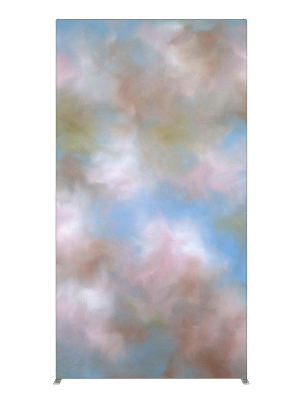 Pink Clouds, photography backdrop panel for Denny StudioEdge silicone edge frame, 4 ft