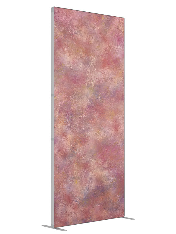 Pink Haze shown at an angled view, photography backdrop panel for Denny StudioEdge silicone edge frame, 3 ft