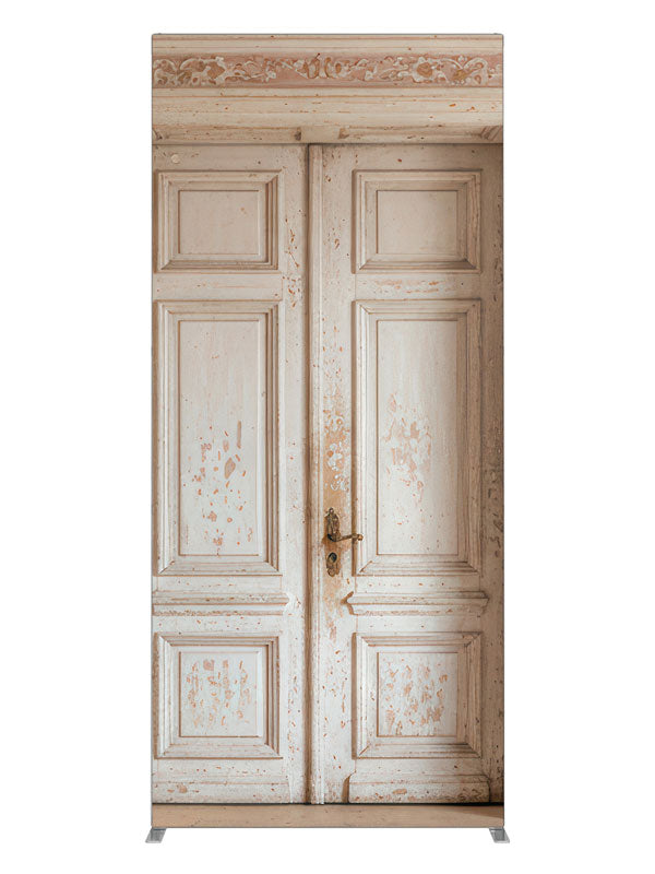 Pink Paneled Wall Double Door, photography backdrop panel for Denny StudioEdge silicone edge frame, 3 ft