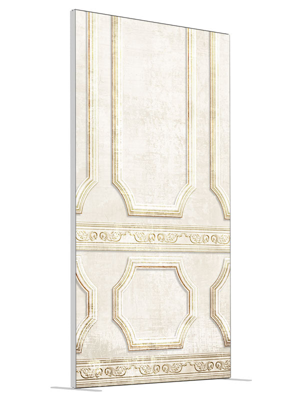 Plush Baroque Panel shown at an angled view, photography backdrop panel for Denny StudioEdge silicone edge frame, 4 ft