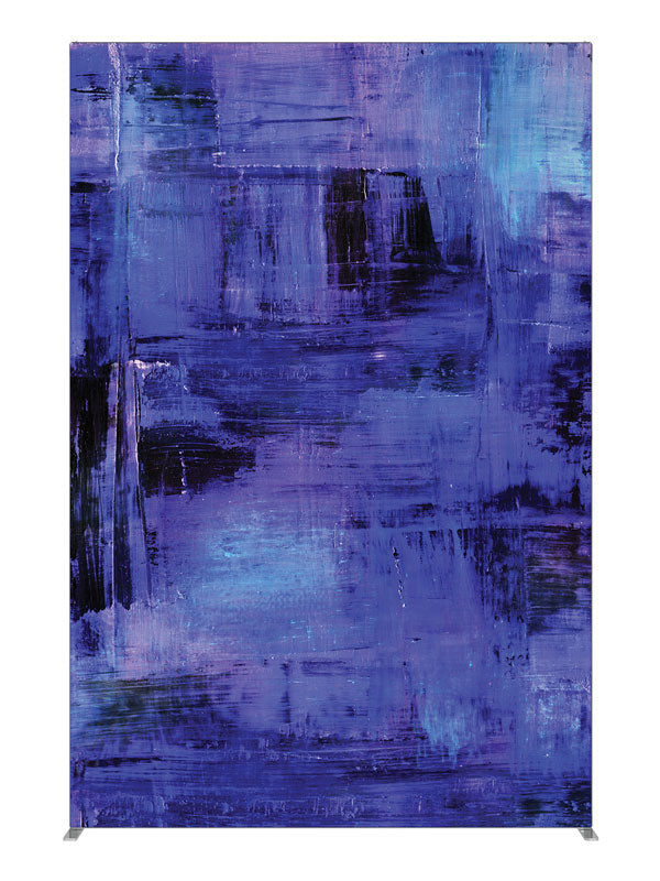 Polar Blue Streak Abstract, photography backdrop panel for Denny StudioEdge silicone edge frame, 5 ft
