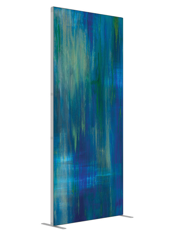 Ponder shown at an angled view, photography backdrop panel for Denny StudioEdge silicone edge frame, 3 ft