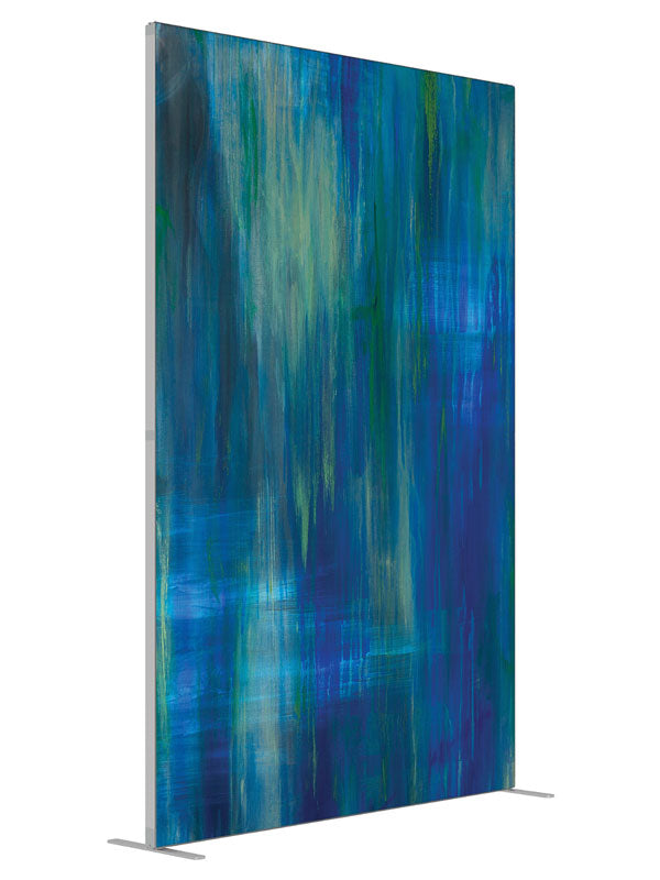 Ponder shown at an angled view, photography backdrop panel for Denny StudioEdge silicone edge frame, 5 ft